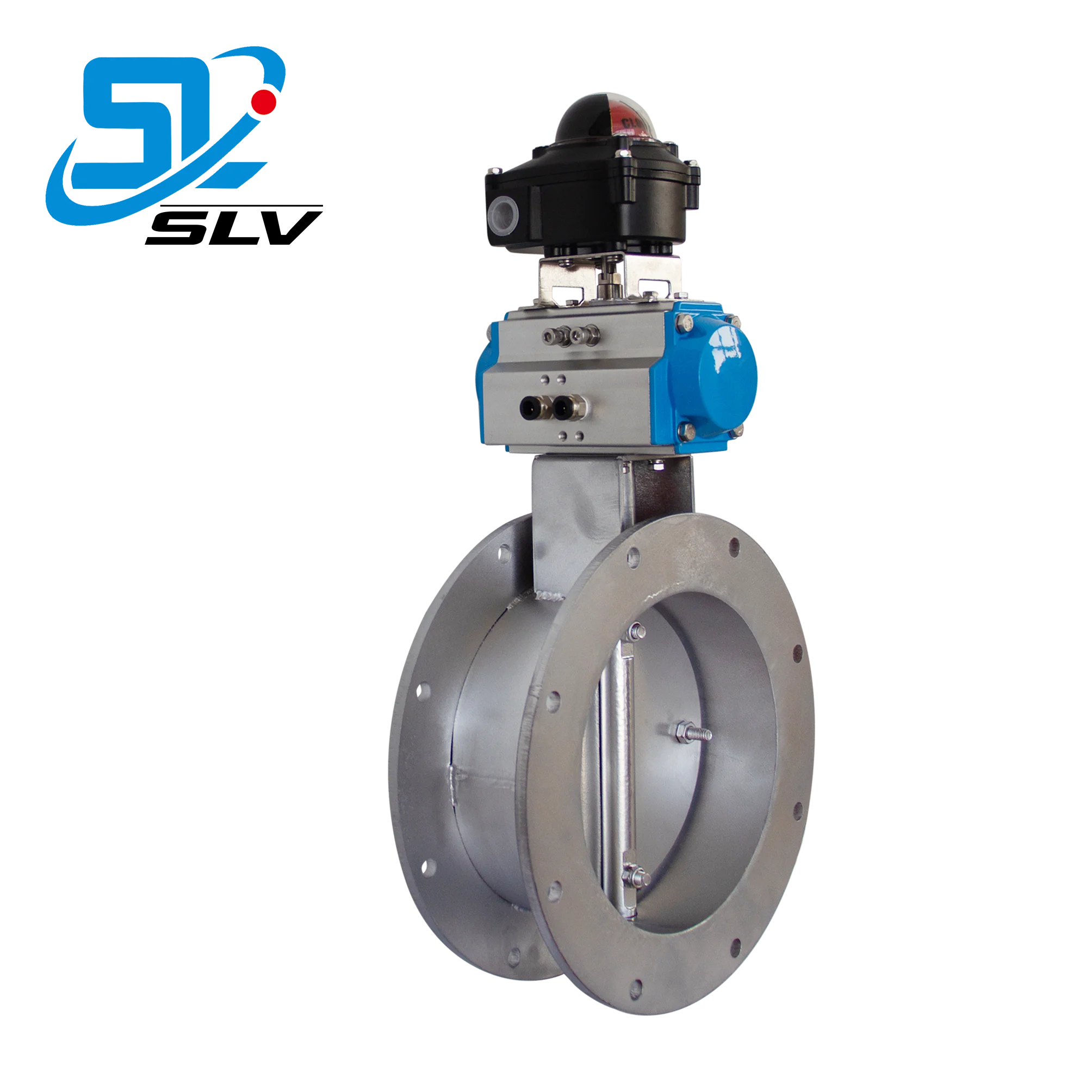 DN600 24 Inch Pneumatic Stainless Steel Sliding Door Damper Valve  For Ash