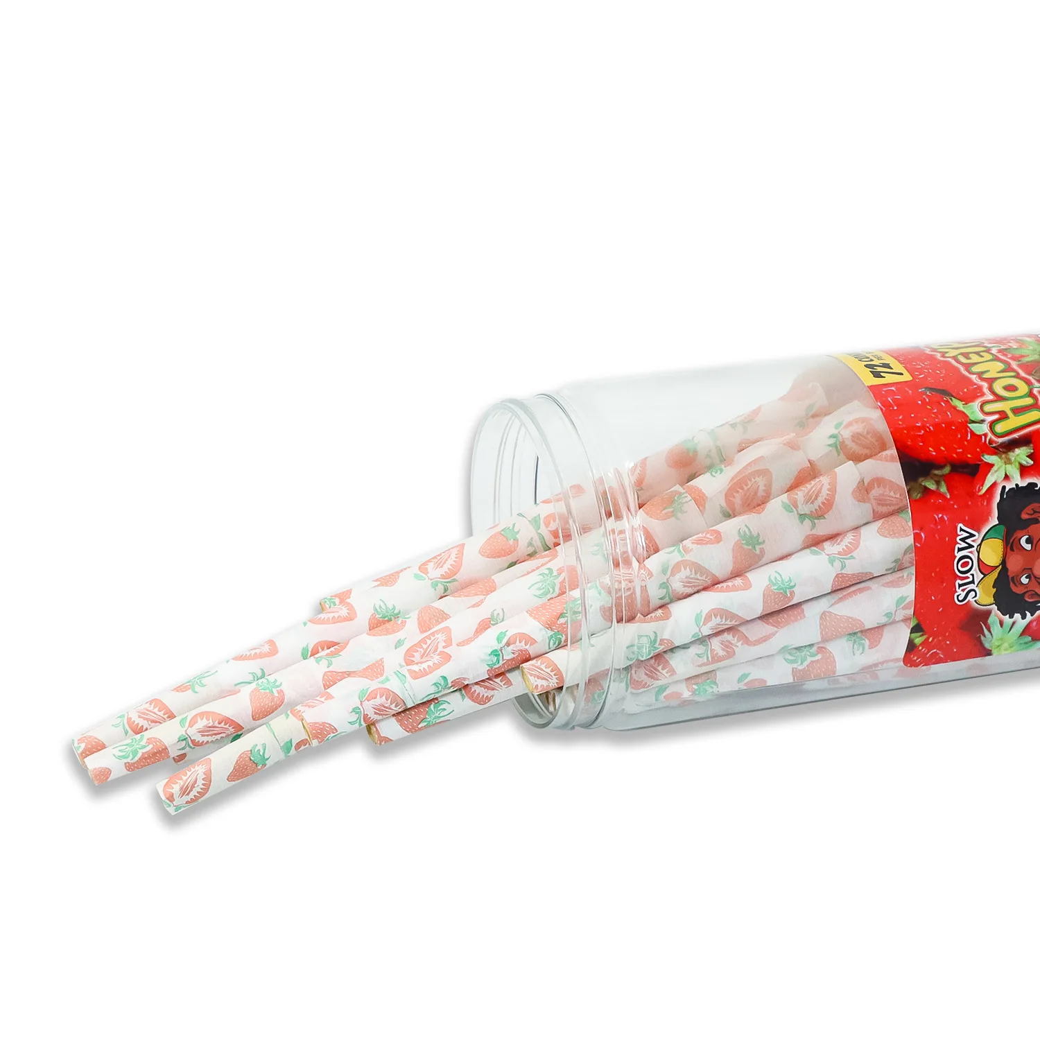 Настраиваемая новая бумажная тарелка HONEYPUFF размера «King-Size» рулонная трубка со вкусом фруктов 72 упаковки Ароматизированная консервированная бумага для предварительной прокатки