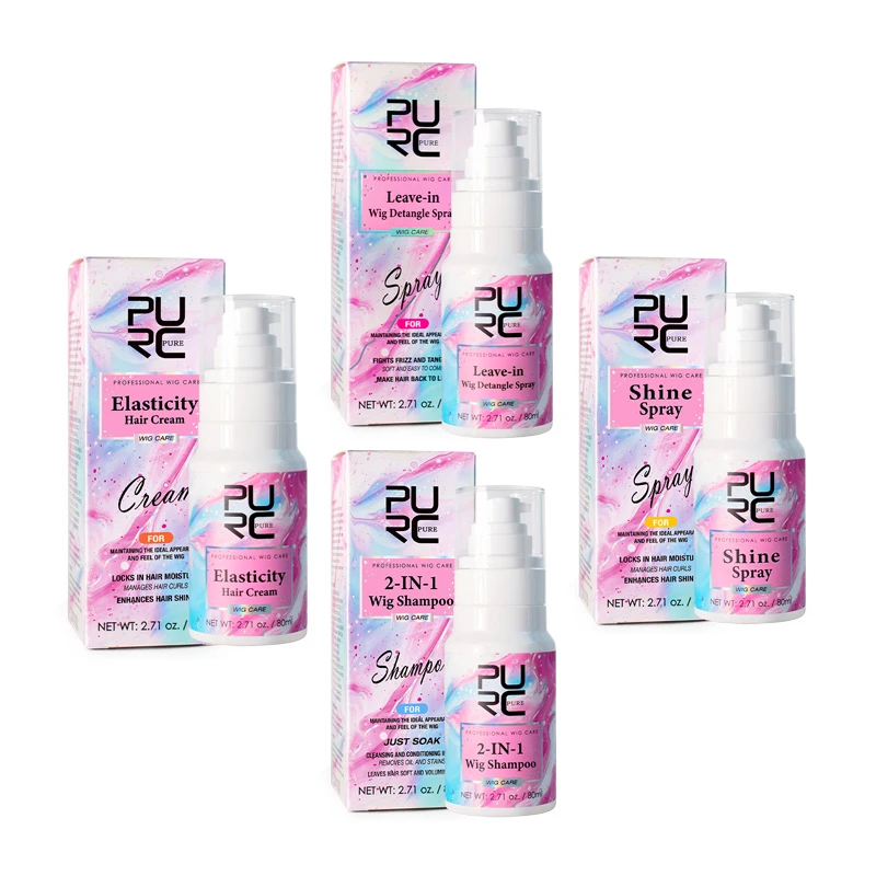 Private Label Wig Care Products Synthetic Wig Shampoo Human Hair Wig Shampoo