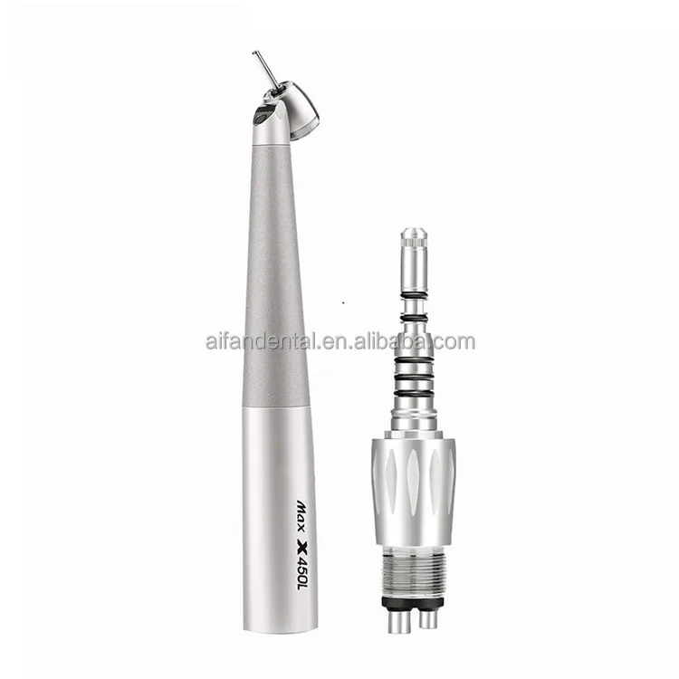 [ Aifan Dental ] Fiber Optic Dental Fast Handpiece With Quick Coupler Dental 45 degree handpiece surgical