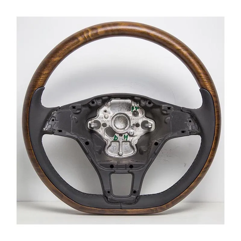 R-Line Half Perforated Leather Forged Carbon Fibre?Steering?Wheel?for?VW Volkswagen Polo Golf 4 5 6 7 Jetta Tiguan Passat B7 B8