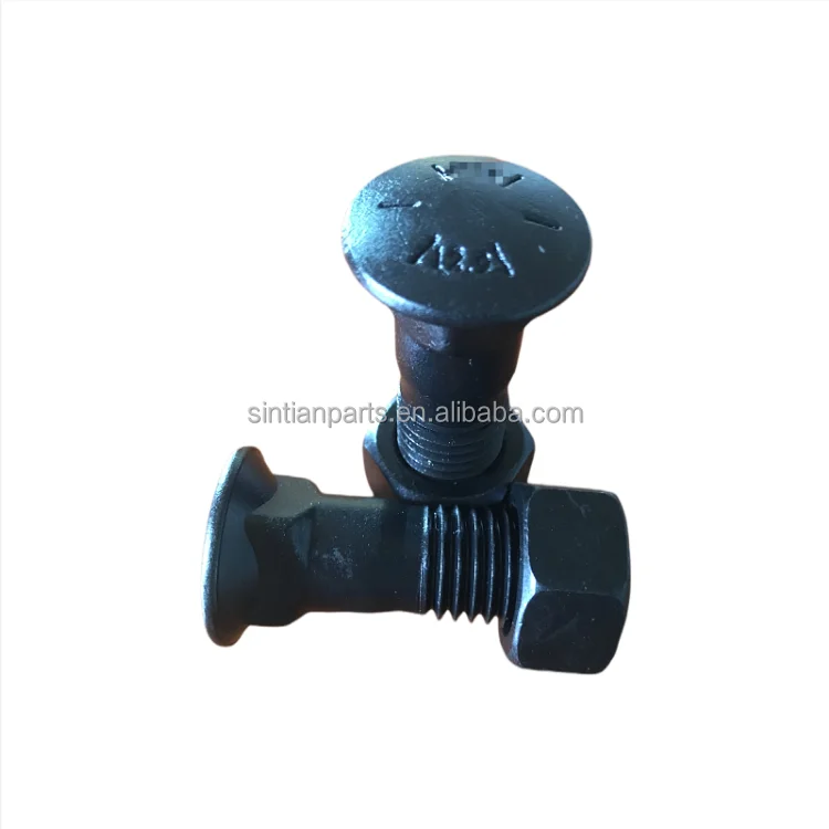 40Cr Material 12.9 Grade Excavator and Crawler Bulldozer sprocket plow bolt and nut 4F3656/4K0367 with size 5/8X2-1/2
