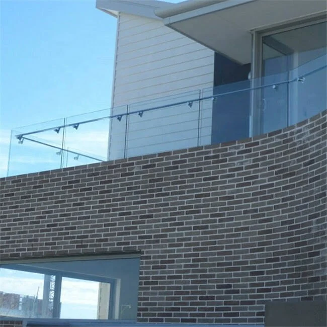 railing glass balls with spigot design glass balustrade