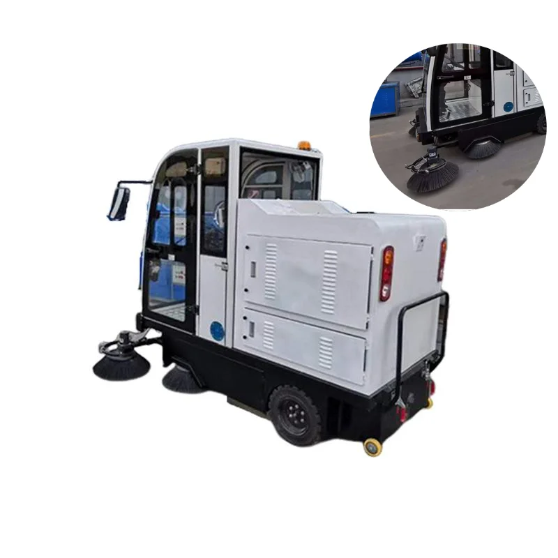 2000mm Sweeping Width Driving Leaf Dust Sweeper Highway service area vacuum cleaner Trash Dust Leaf Sweeper