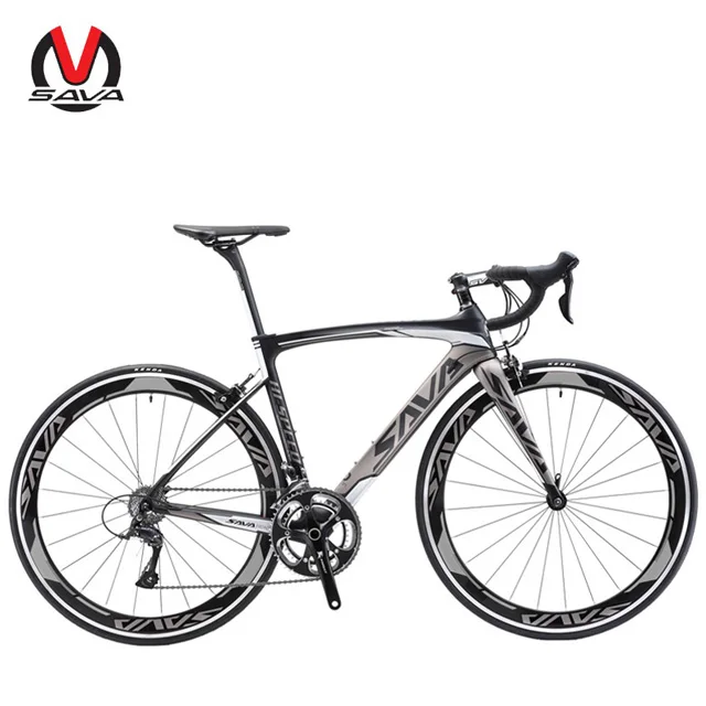 SAVA Carbon Road Bicycle Popular Light Weight 22 Speed Carbon Fiber Road Bike with Fork Suspension