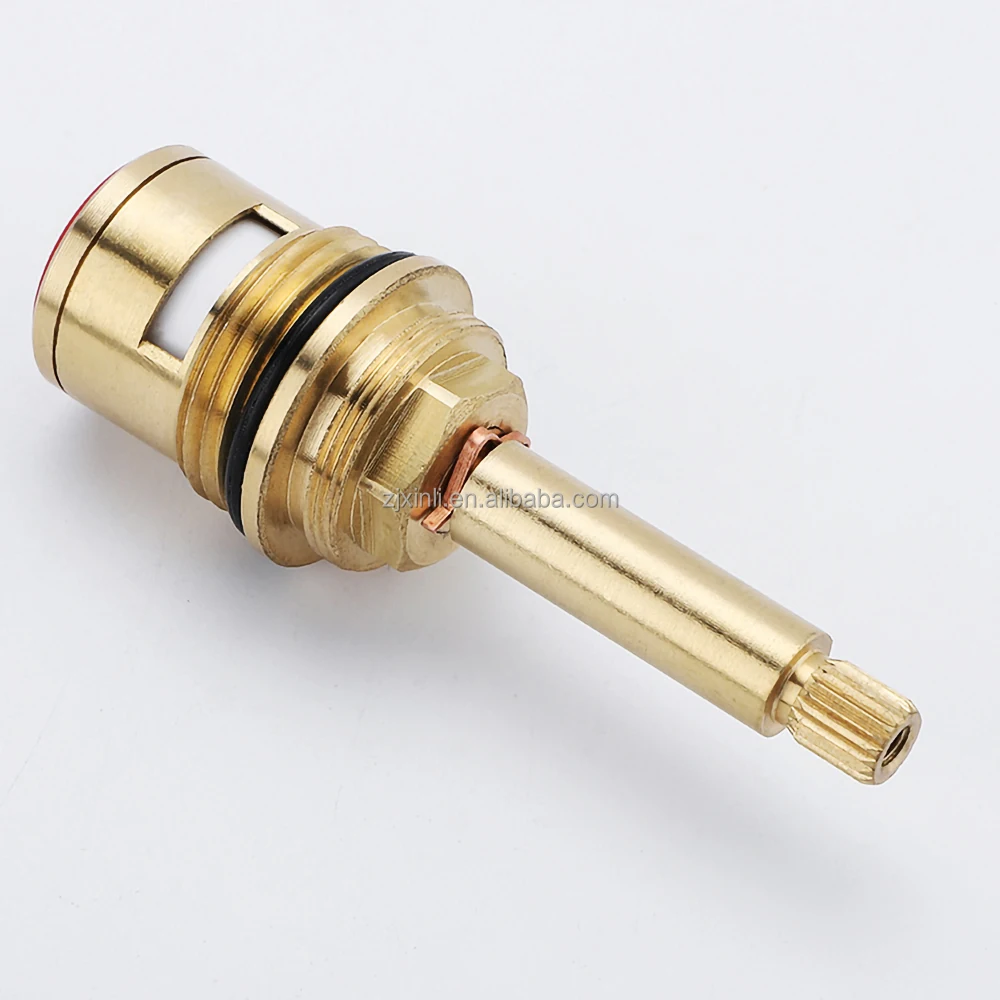 X3121 Brass Material Fast Open Double Thread Of Faucet Cartridge
