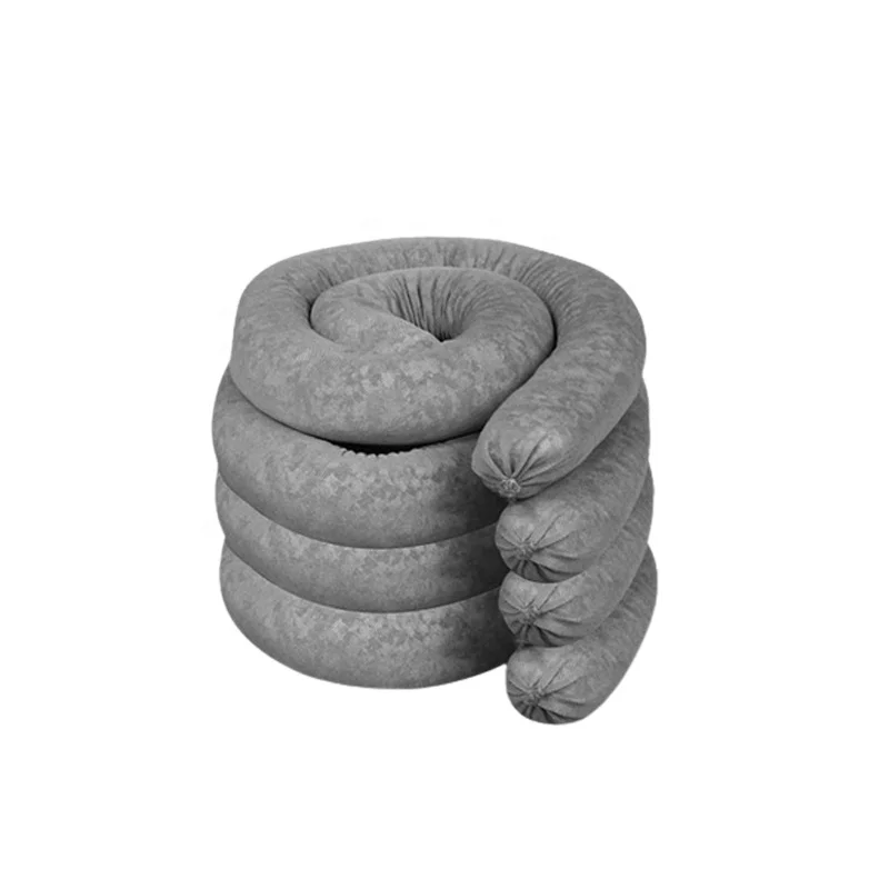 Non-woven Cloth Sleeve Spill Control Polymer Spill Absorbent Socks 3m