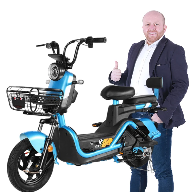Youyuan Factory Supply 35km 65km Urban moto 2024 Hot Sales 48V electric bike motorcycles 350W 500W Motor sepeda listrik
