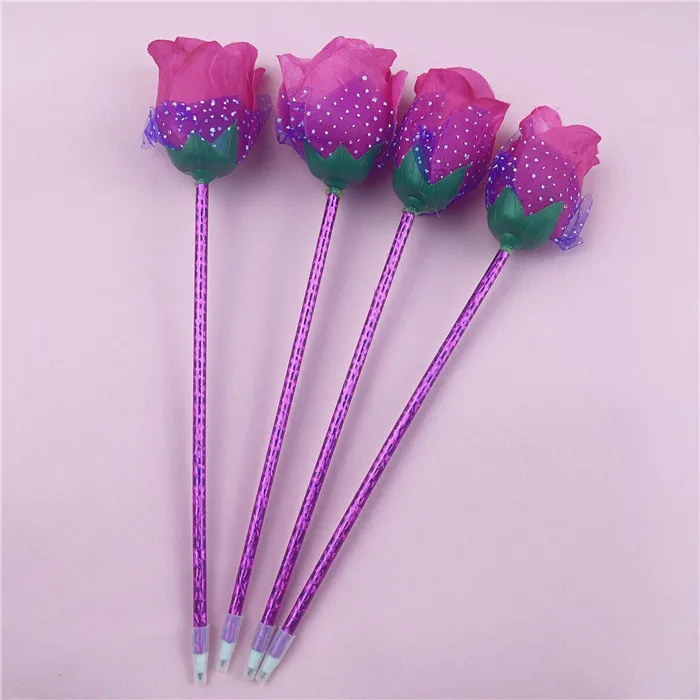 kawaii round lollipop bow plastic ballpoint pen