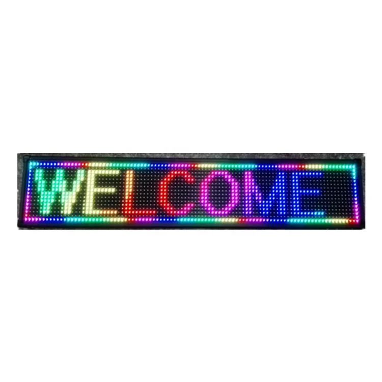 Factory Direct Led Signs Indoor Advertising Programmable Led Sign Lights Indoor Screen Photo Indoor Display SDK RGB Zhe Jiang