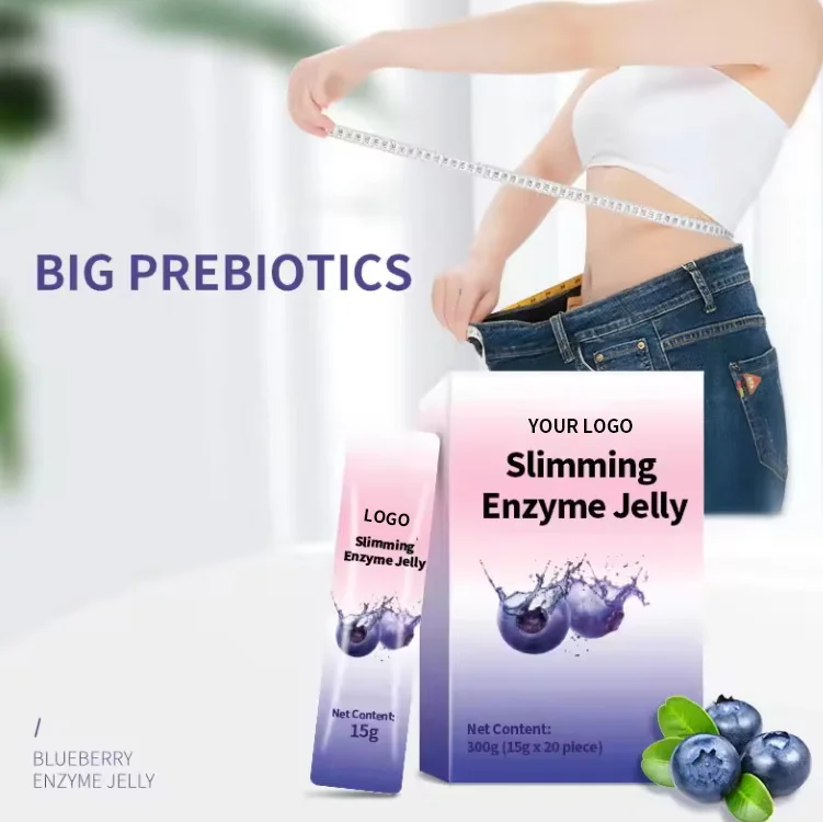 OEM/ODM Blueberry flavor Weight control with green tea extract appetite suppressant Detoxification Slimming Enzyme jelly stick