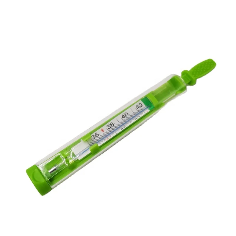 Medical metallic glass liquid thermometer mercury-free factory price gallium mercury-free thermometer