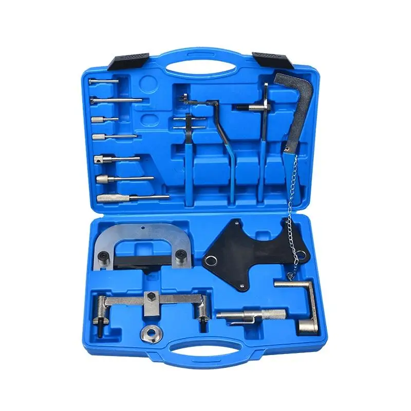 17PCS Engine Camshaft Timing Pulley Locking Tools Set For Renault Nissan Opel Volvo 1.2 1.4 1.6  2.0 16V 1.9 2.5 2.8 DCI