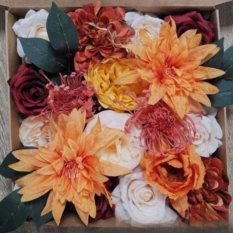 Maylos украшение для рождественской вечеринки искусственная Роза цветок комбо искусственная пена Шелковая Роза для украшения свадебной вечеринки