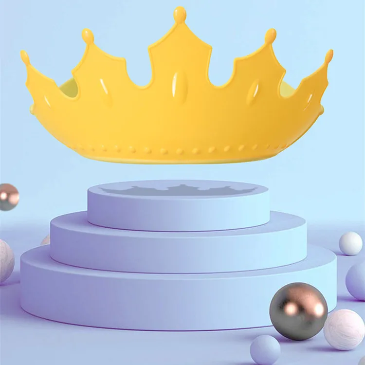 wholesale baby eye ear protector soft adjustable shampoo cap baby crown bathng hat children waterproof shower hair cap