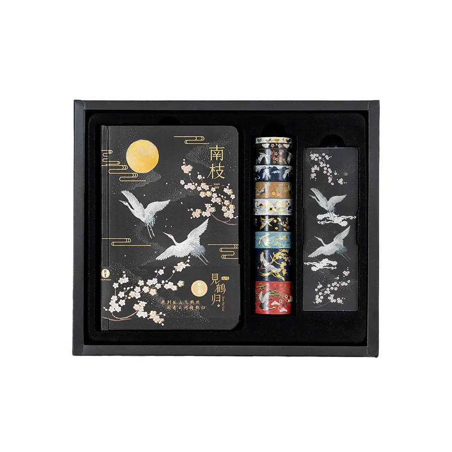 New Sale Limited Children Adult Stationery Gift High Quantity Chinese Style Full Color Page Diary Stationery Set