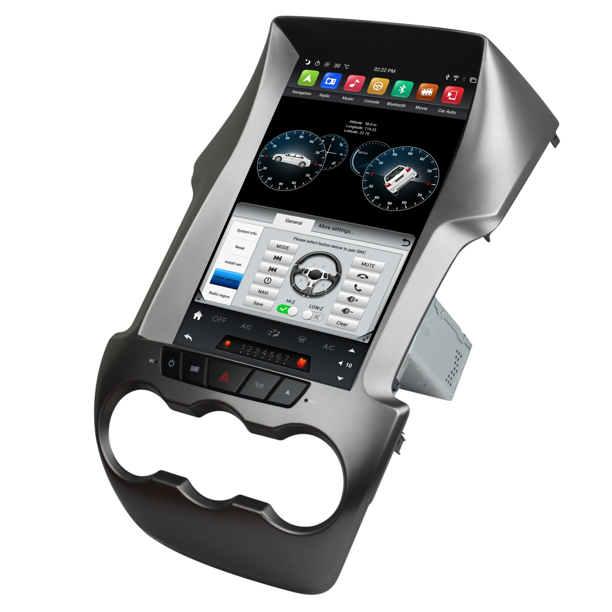 Klyde KD-12127 PX6 12.1' tesla style car radio android for Ranger F250 2011 2012 2013 2014 2015 2016 car dvd player