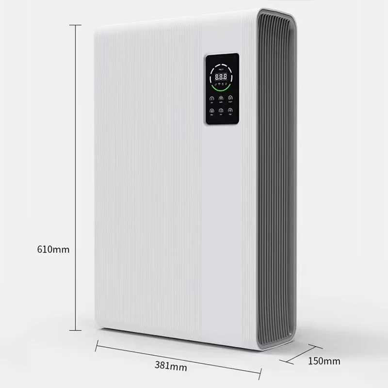 NEW Wall Mounted Air Purifier for Home Large Room, Dual HEPA Filters, Tuya WiFi App Control