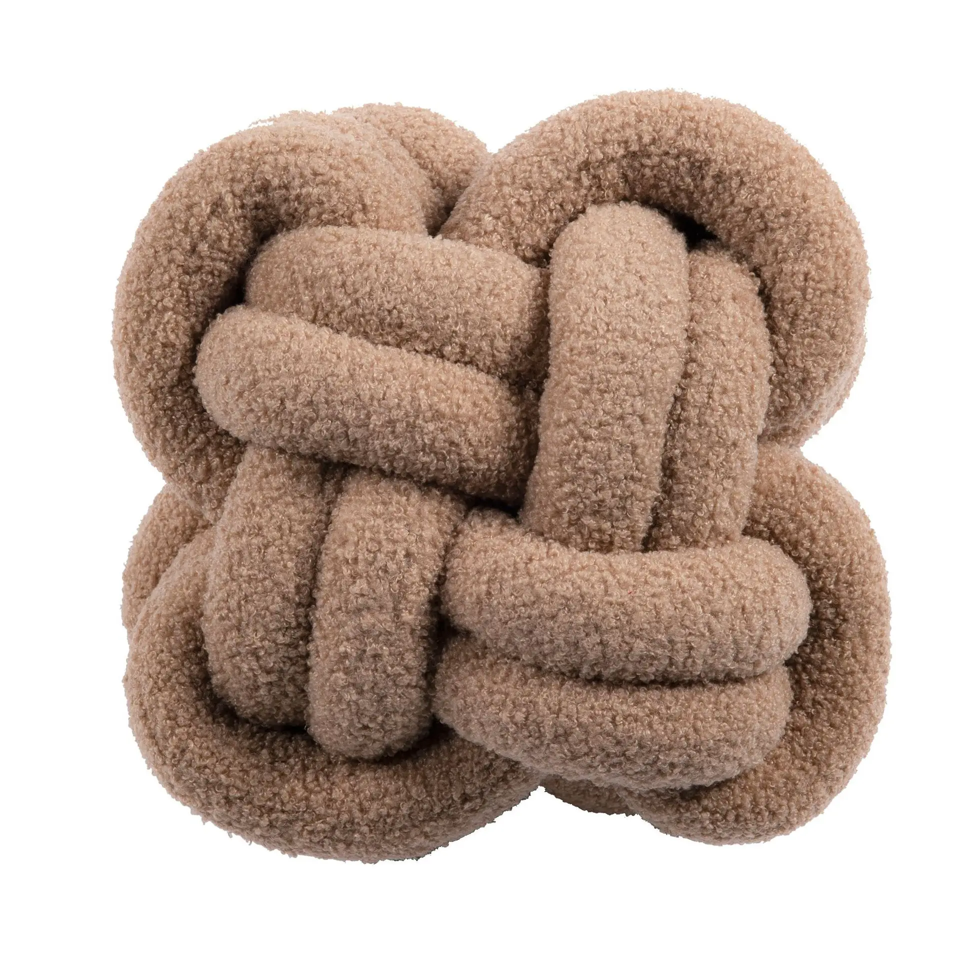 Factory Handmade Knotted Cushion Sofa Home Decor Ball Throw Plush Pillows Wholesale