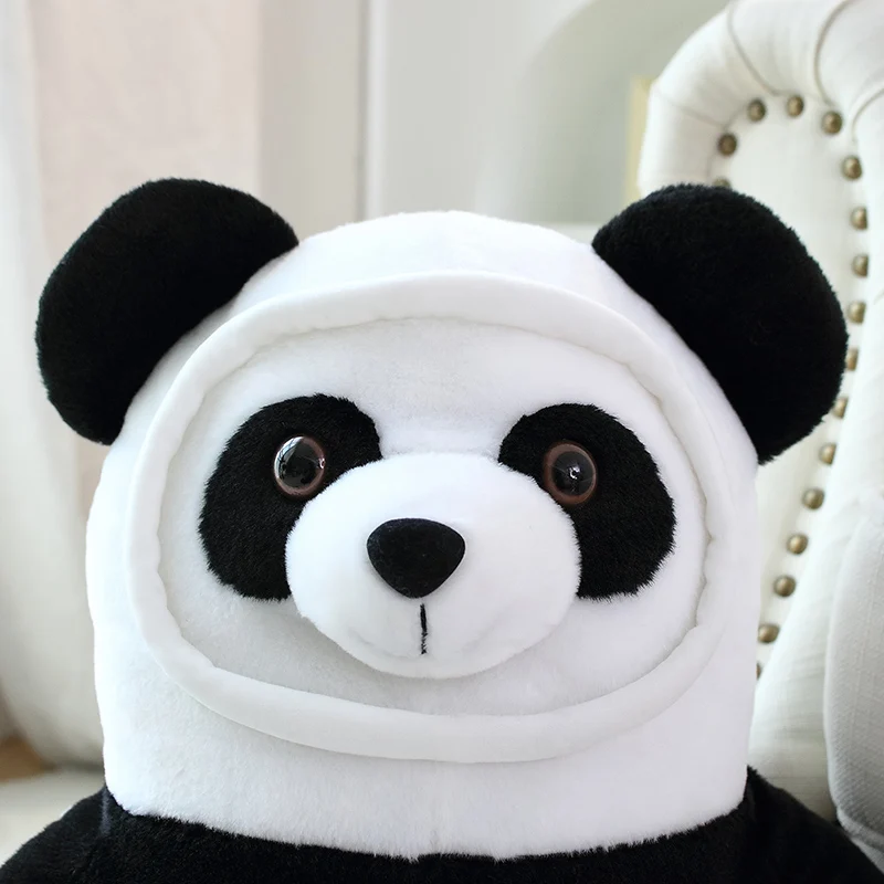 Custom Design Plush Toy Baby Soft Toys 20' Spaceflight Panda Stuffed Animal Plush Toys Panda
