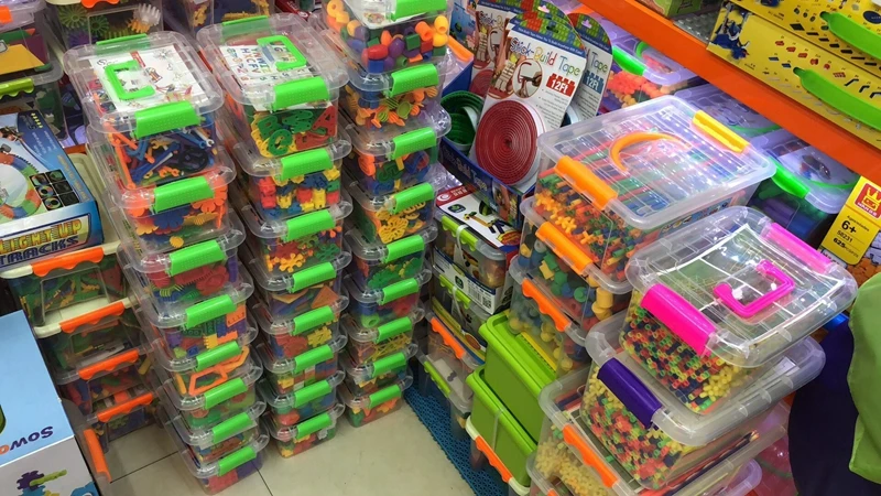 Children 4D Straw Building Blocks Stitching Inserted Construction Assembling Toys DIY Toys For Christmas Gifts