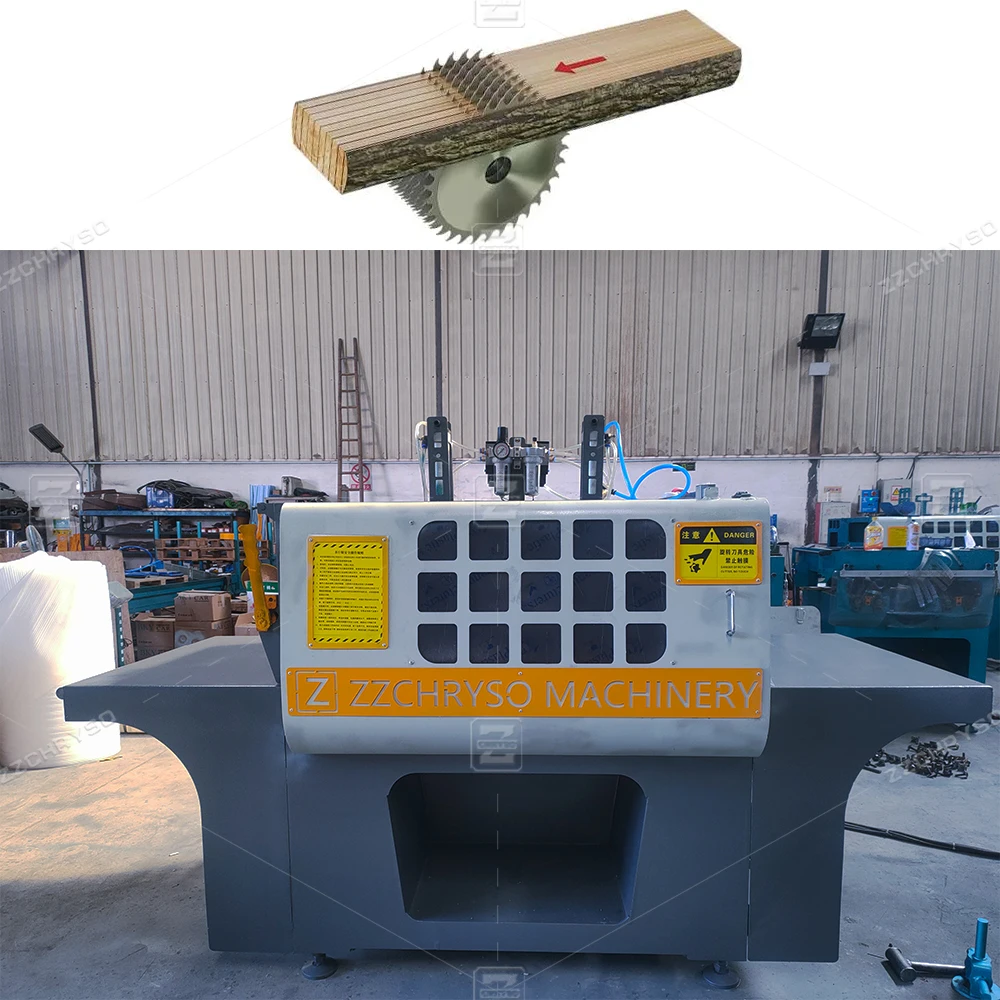 High speed multi rip saw machine multi blade rip saw machine for square wood