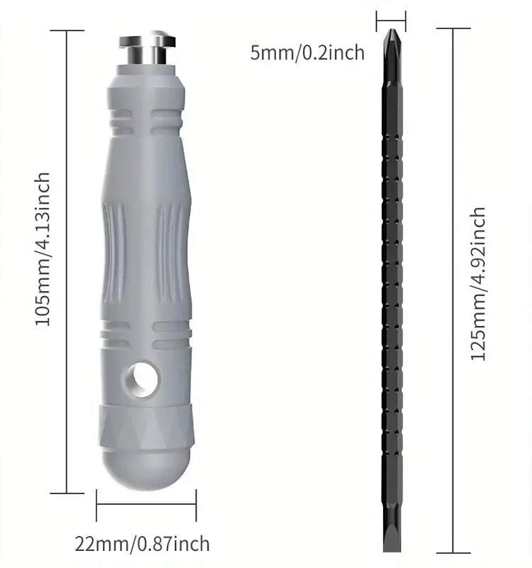 Special-shaped screwdriver 17-in-1 set combines multi-functional YU Triangle