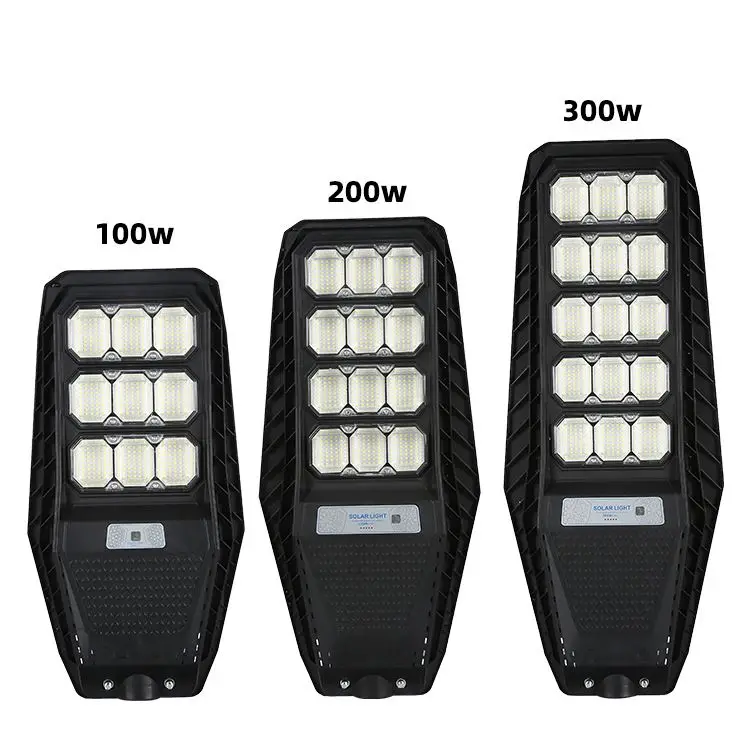 Hot Selling Highway Smd Waterproof Ip65 100w 200w 300w Integrated All In One Solar Led Street Light