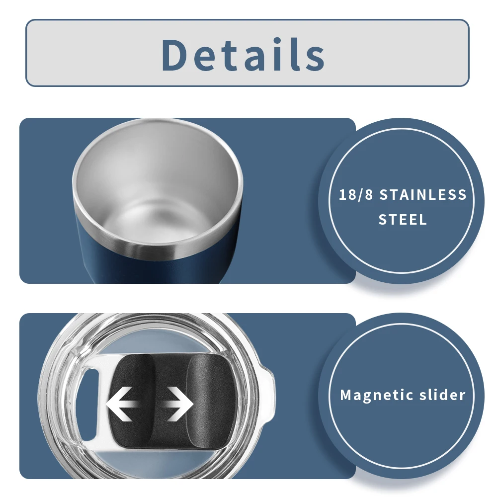 Mini Bar Cup 4oz 6oz 8oz Vacuum Insulated Reusable Metal Stainless Steel Coffee Cup Customized Stackable Coffee Mug