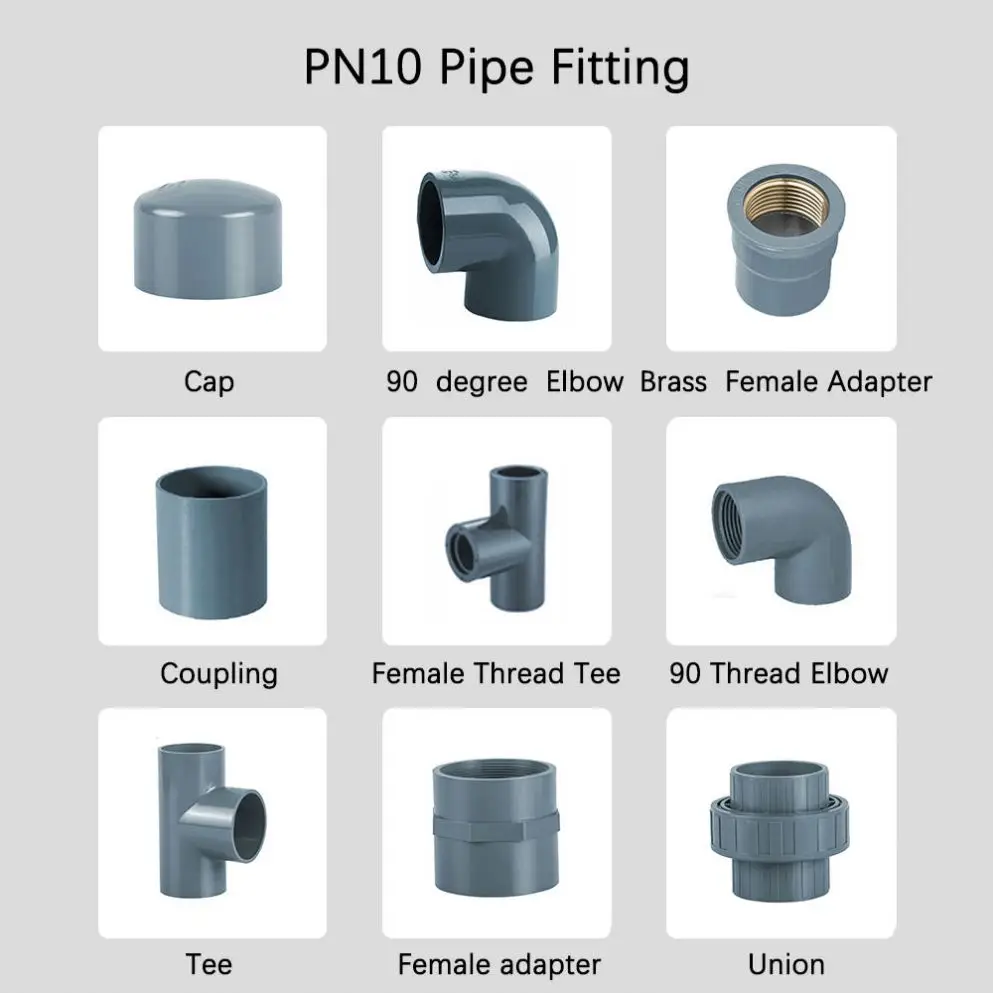 China Manufacturer Hot Sale PVC Pipe Fitting With Rubber Ring Female Coupling For Water Supply