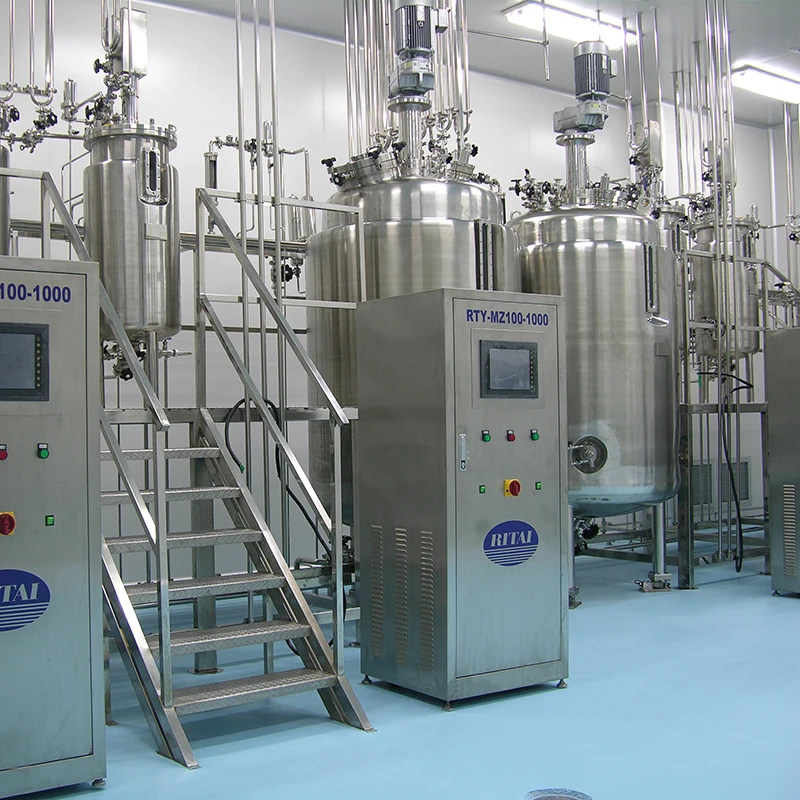 5L-15L 20L-400L Stainless Steel Microbial Fermentation Monitoring System Automatic Fermentation Tank Fermenter for Pilot Scale