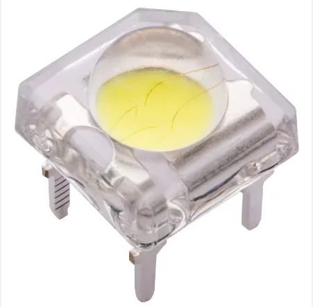 5mm Two Chips Piranha Led 4 Pin Super Flux Rgb 7.6mm clear Lens Common Anode Patch