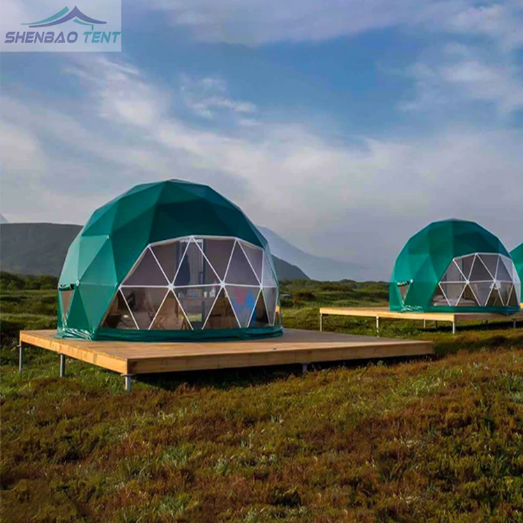 Forest geodesic dome half sphere domos pvc geodesic dome tents for camping garden hotel events