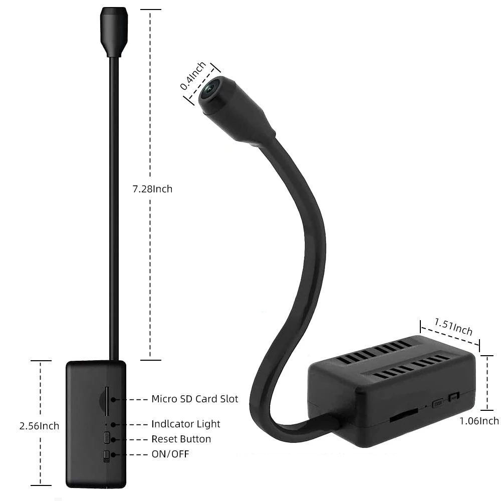 DIY Module Installation Wifi Mini Camera 1080P HD IP Camera Video Voice Recording Security Surveillance App Remote Monitoring