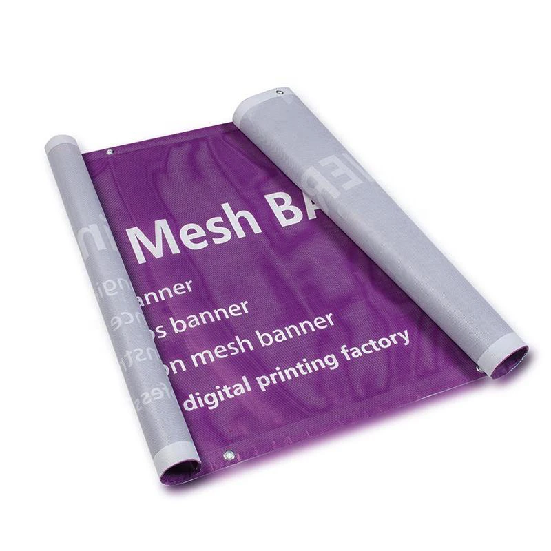 Full Color Custom Printed Banner Digital Printing Flex Vinyl Mesh Banner Signs Custom Outdoor Advertising Pvc Vinyl Banner