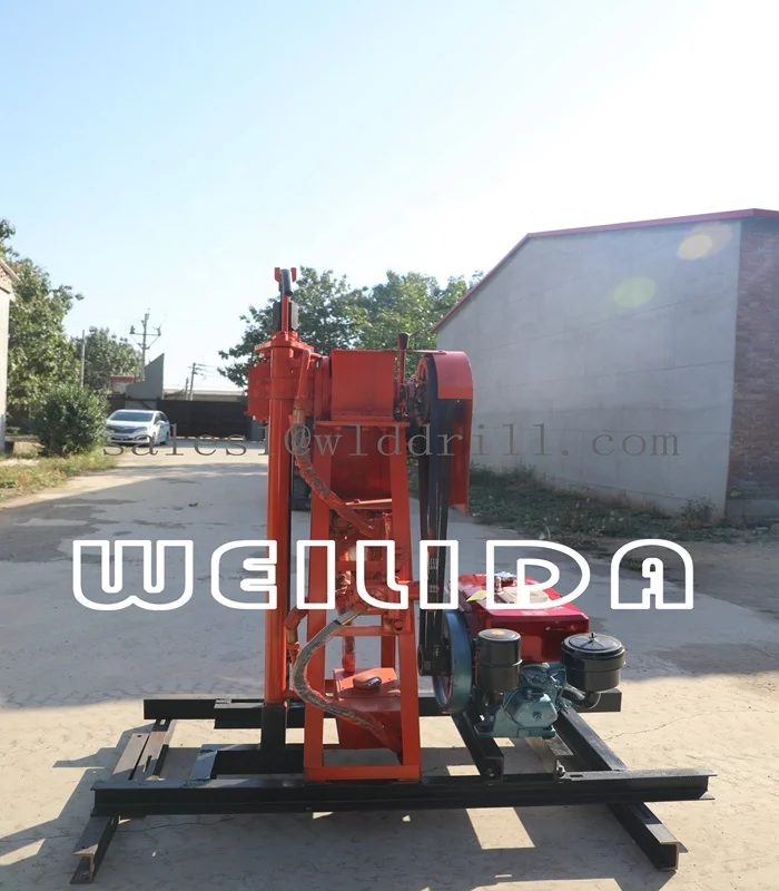 mini rotary core drill mine drilling rig machine