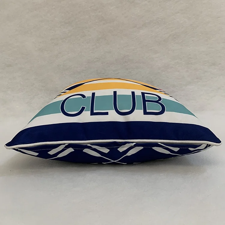 Modern outdoor patio designer navy and white caoastal naugutical cushion pillow covers online