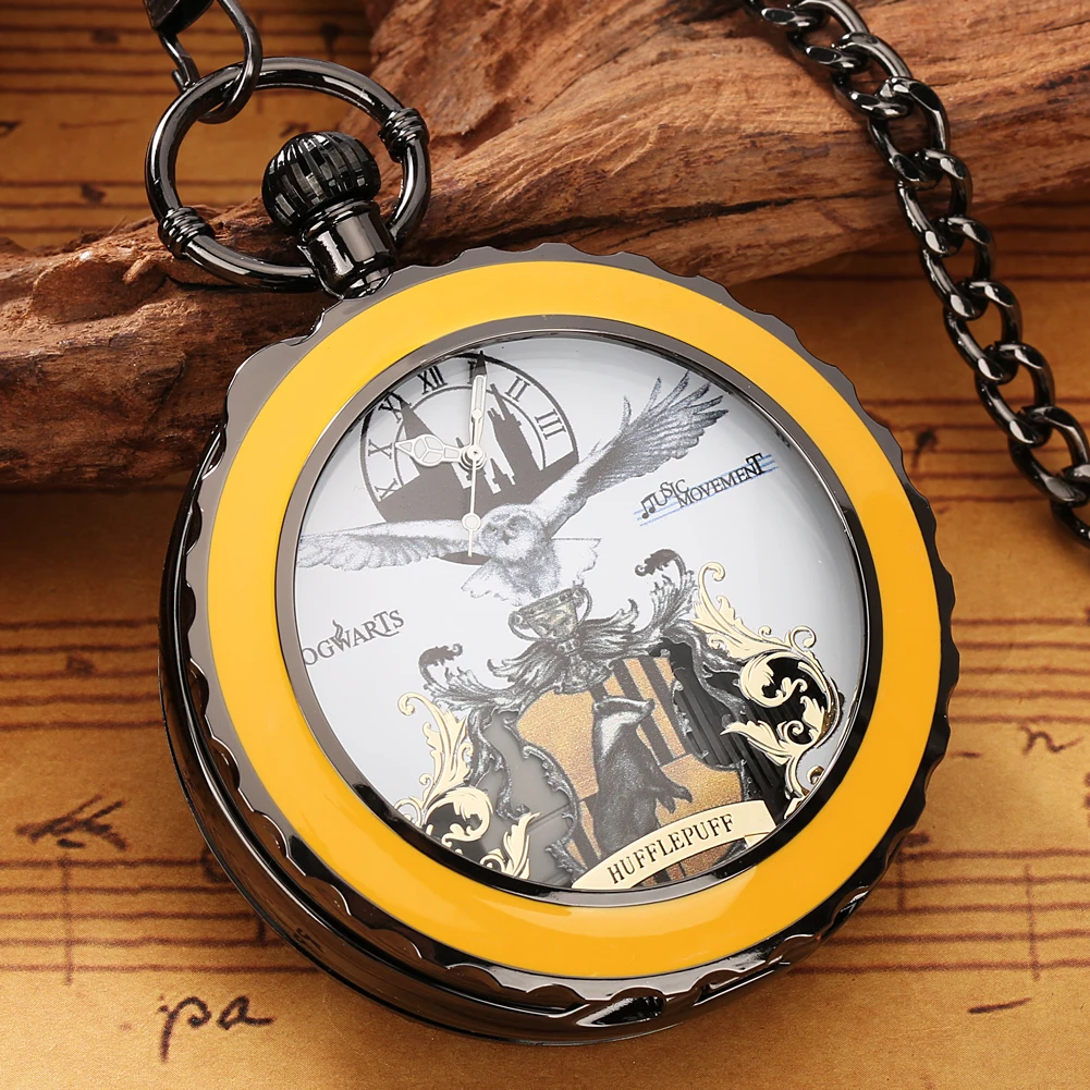 New Arrival Wind UP Melody Music Box Pocket Watch With Chain For Kids Wedding Christmas Birthday Gift