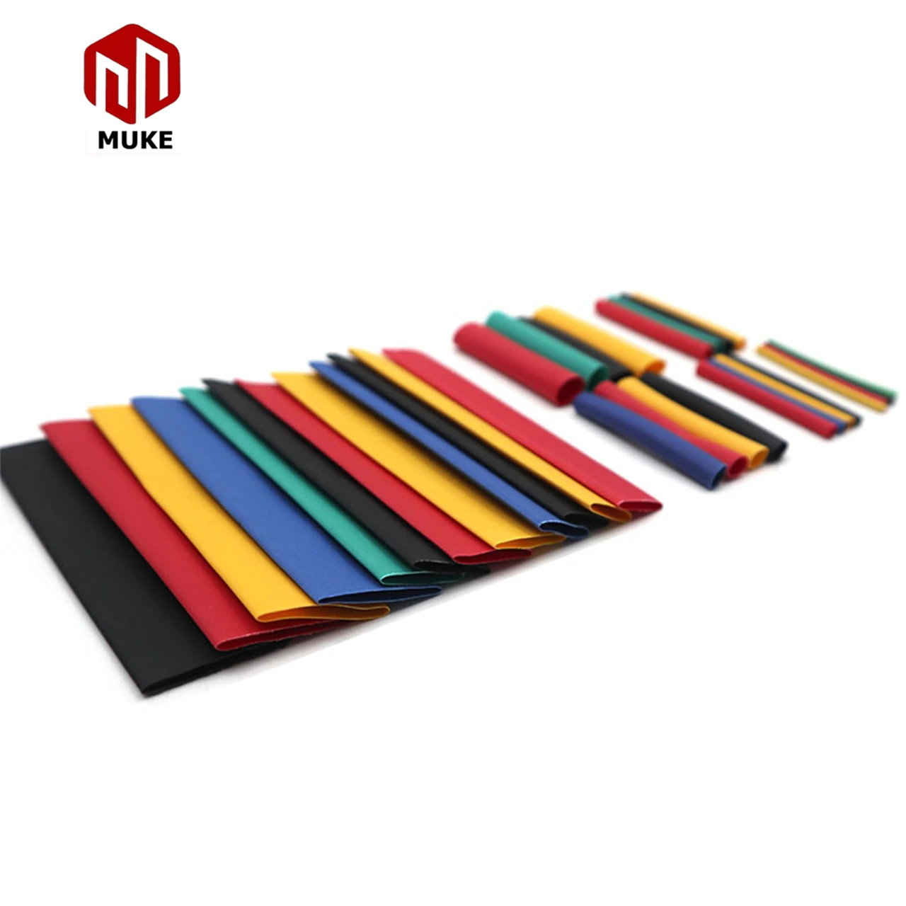 328 Kit Electric Wire Sleeving Polyolefin Thin Wall PE Tubo Termoretractil  Roll Pack Shrinkable Tube Box Electronic Wire Tube