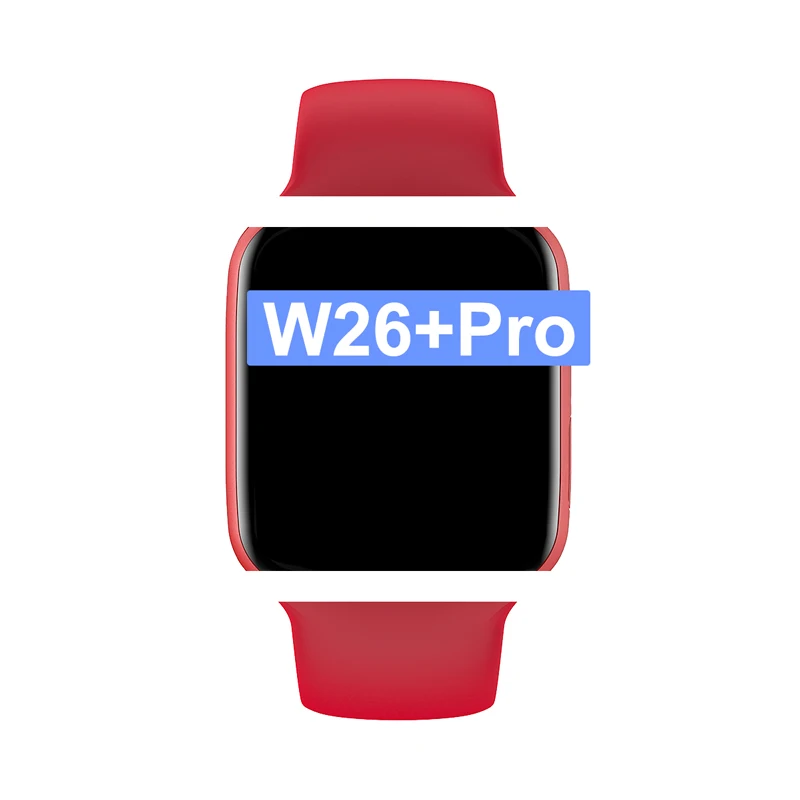 W26+Pro W26plus 1.75 Inch ECG Heart Rate Blood Pressure IP68 Series 6 Watches PK T500 Smart Watch