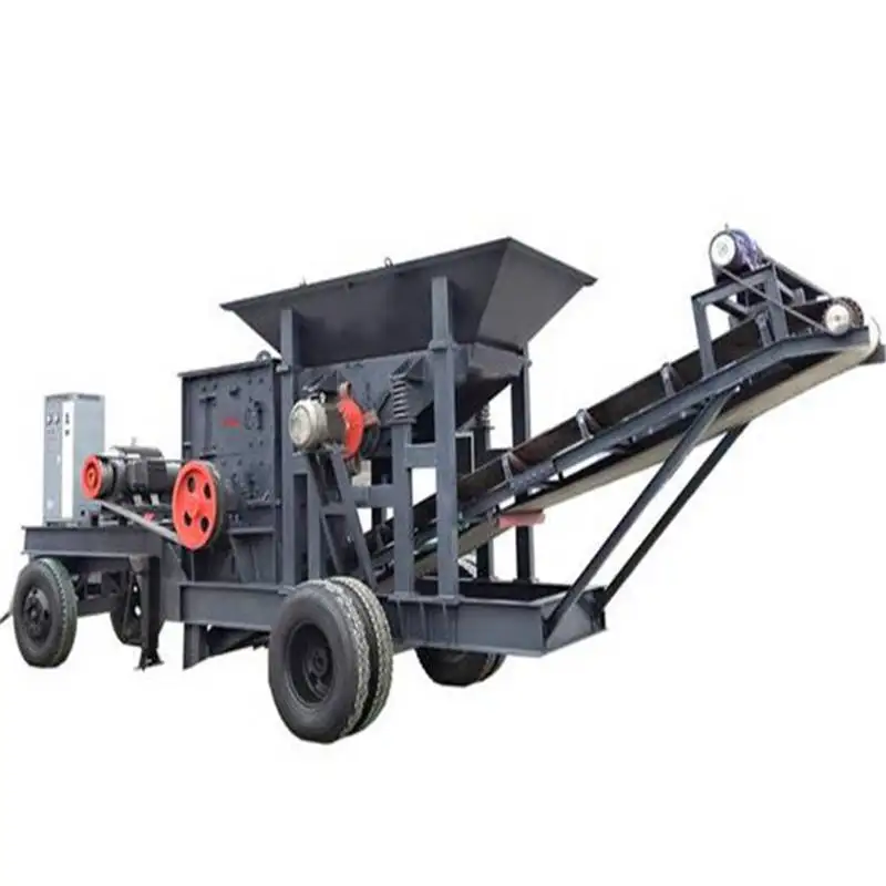 Small Mobile Hammer Crusher For Sale Tire Tracked Hammer Crusher Sand And Gravel Sand And Gravel Plant