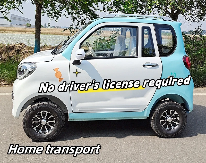 Cheap Latest Model 1000W 4 Wheel Electric Mobility Scooter Mini Fully Enclosed Car Mini Electric Cars For Disabled