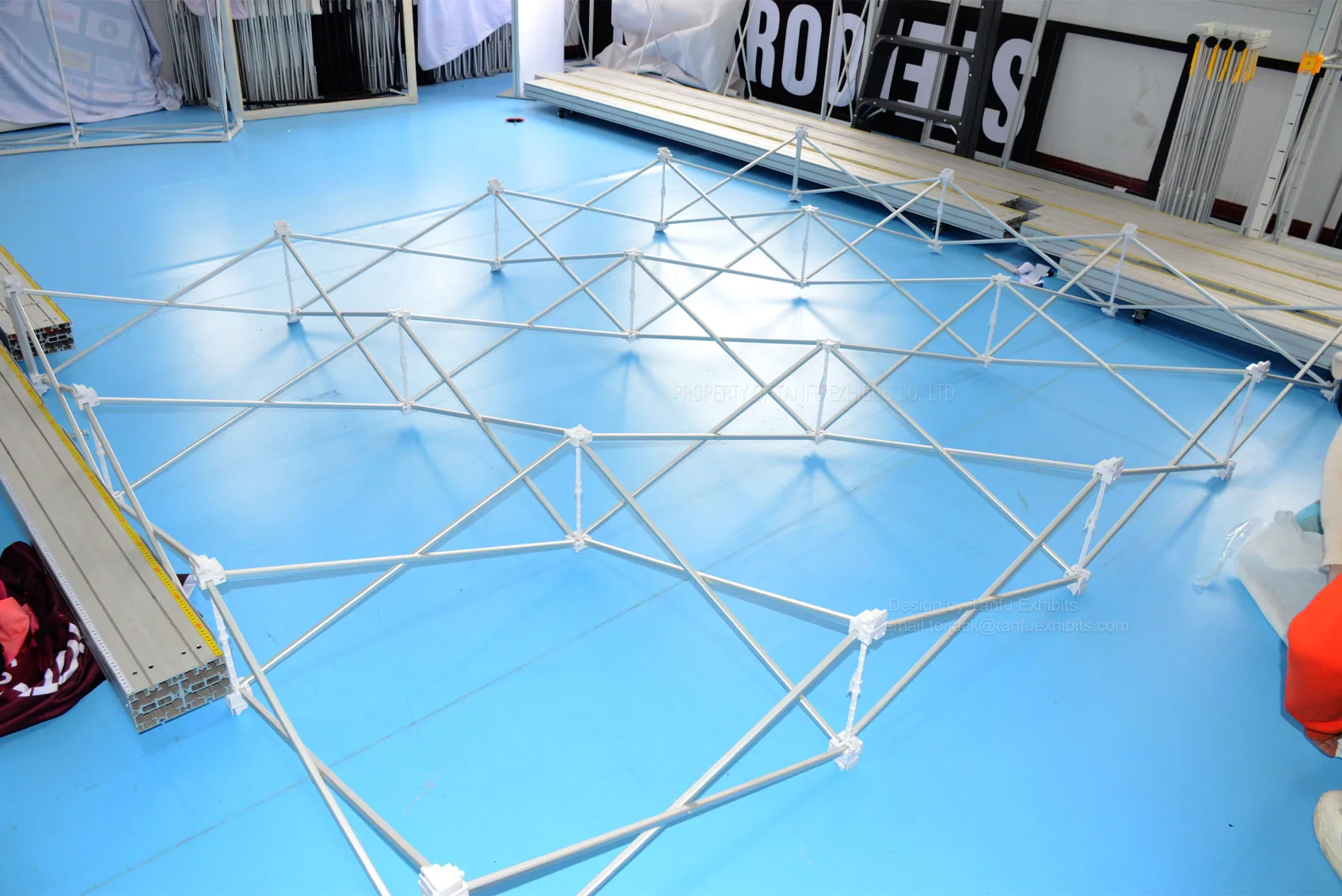 Customized Trade Show Backdrop Wall Pop up Backlit Light Box Backdrop