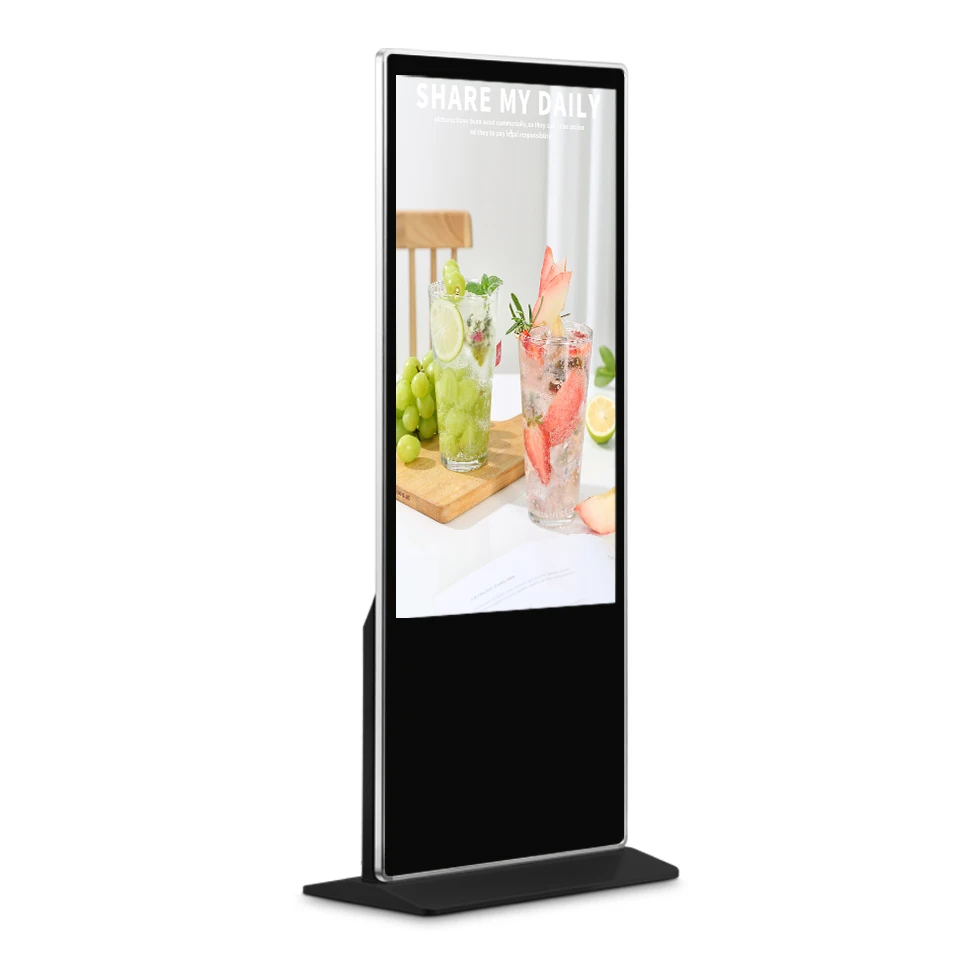 Hot-selling Vertical Electronic Advertising Machine Video Wall Panel Indoor Led Display Acrylic Skincare Monitor Thin