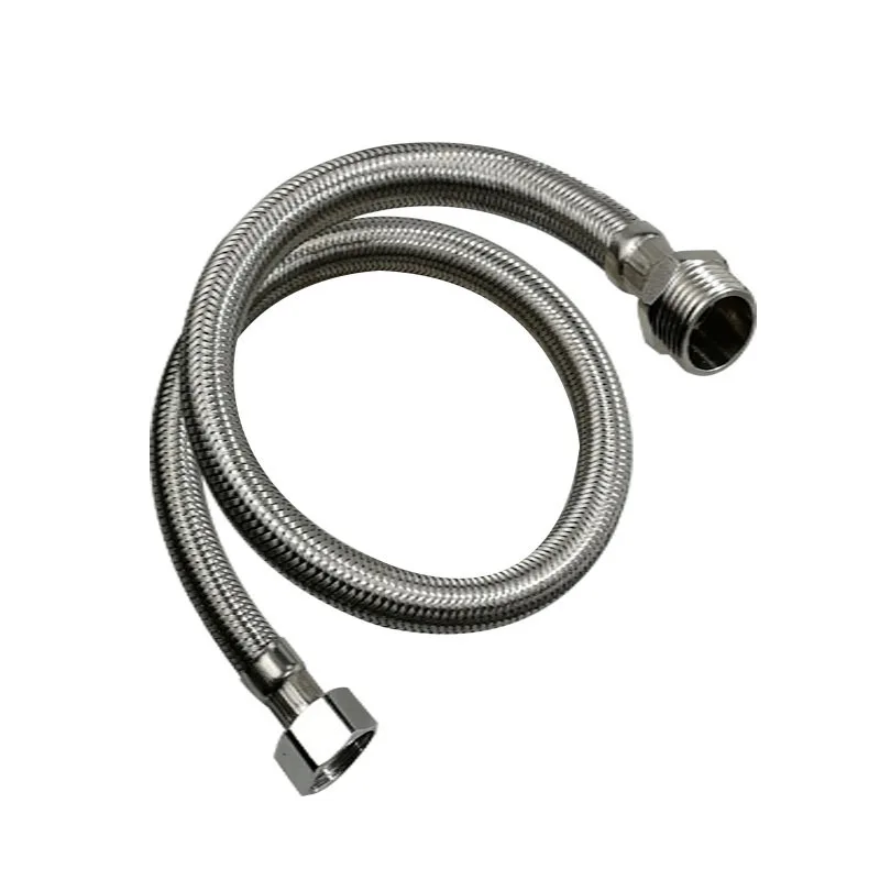 304 steel wire braided pipe, internal and external wire connection, it can be EPDM inner pipe