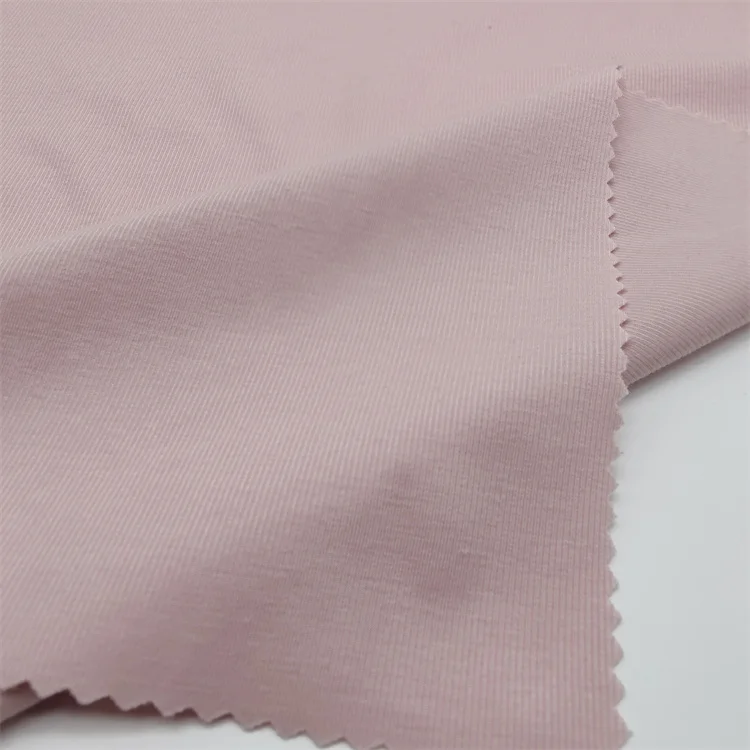 Latest Hot Design Style Factory Price 100% Heavy Thick And Warm Fine 176Gsm Nylon Cotton Spandex Jersey Fabric