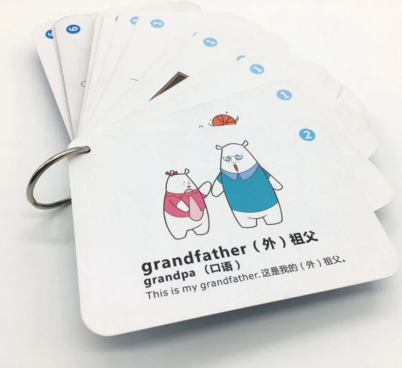 OEM printing colorful shaped Game cards hexagon Family Card Game Funny Playing Cards