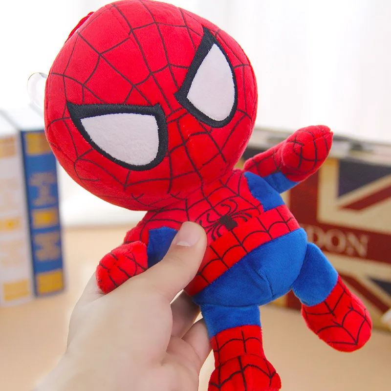 Wholesale 8-inch Marvel Super Hero Plush SpiderMan Plush Toy CaptainAmerica Super Man Grab Doll