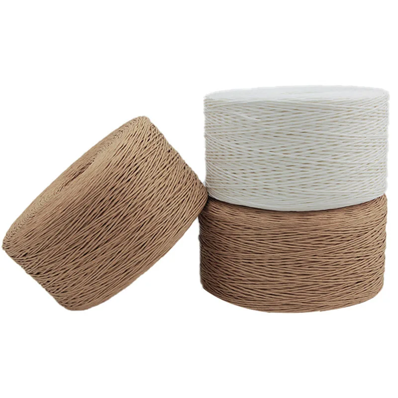 Raffia Paper Craft Twisted Cord Strings 1mm Paper Rope For Hang Tag