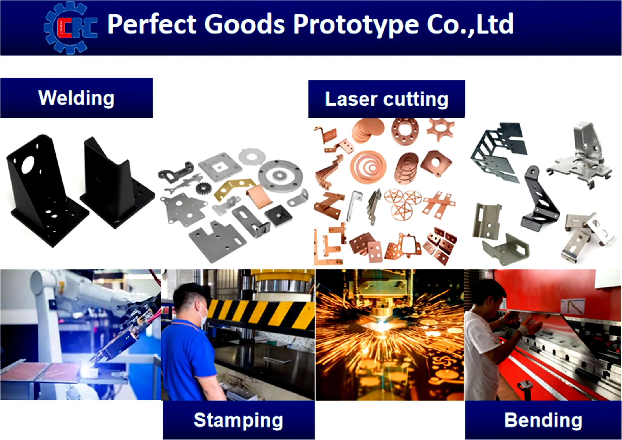 OEM sheet metal chassis processing perforated sheet metal part anodized aluminum laser service Steel Sheet Fabrication